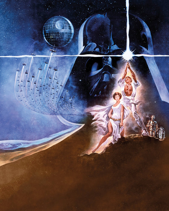Digitaldruck Vlies Fototapete | Star Wars Poster Classic2 | 200 x 250 cm