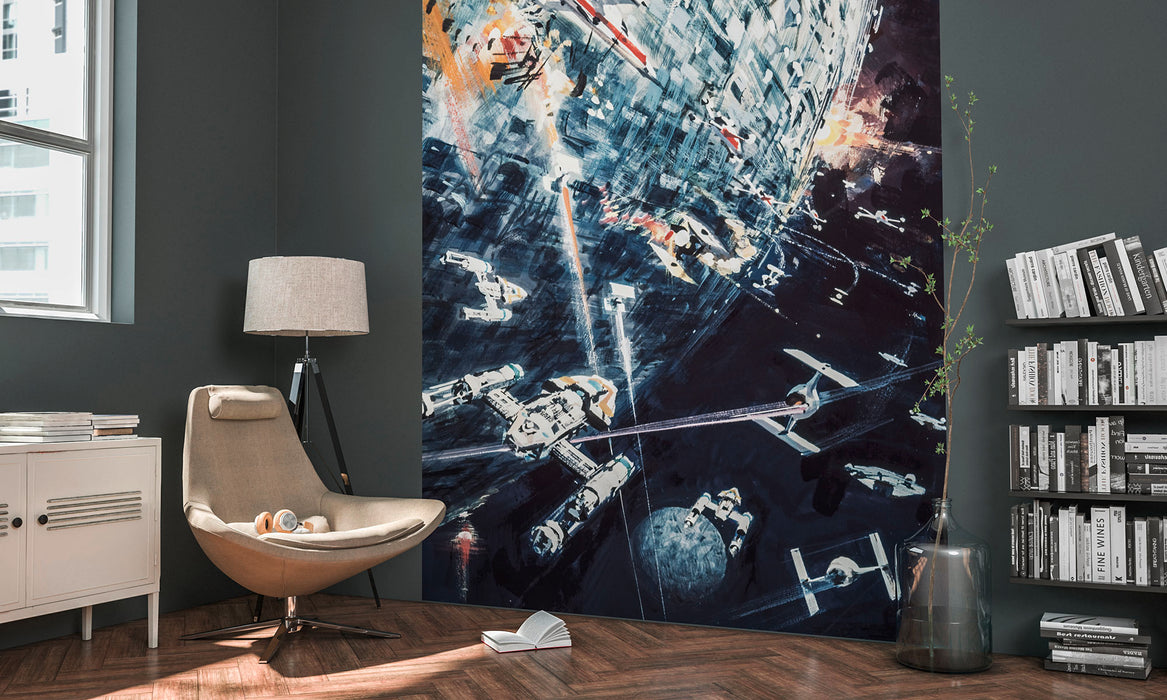 Digitaldruck Vlies Fototapete | Star Wars Classic Dogfight | 200 x 275 cm