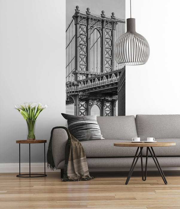 Digitaldruck Vlies Fototapete | Brooklyn View | 100 x 280 cm
