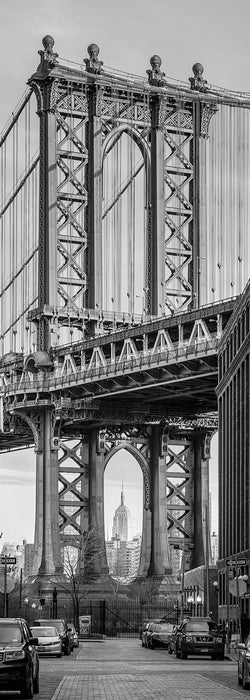 Digitaldruck Vlies Fototapete | Brooklyn View | 100 x 280 cm