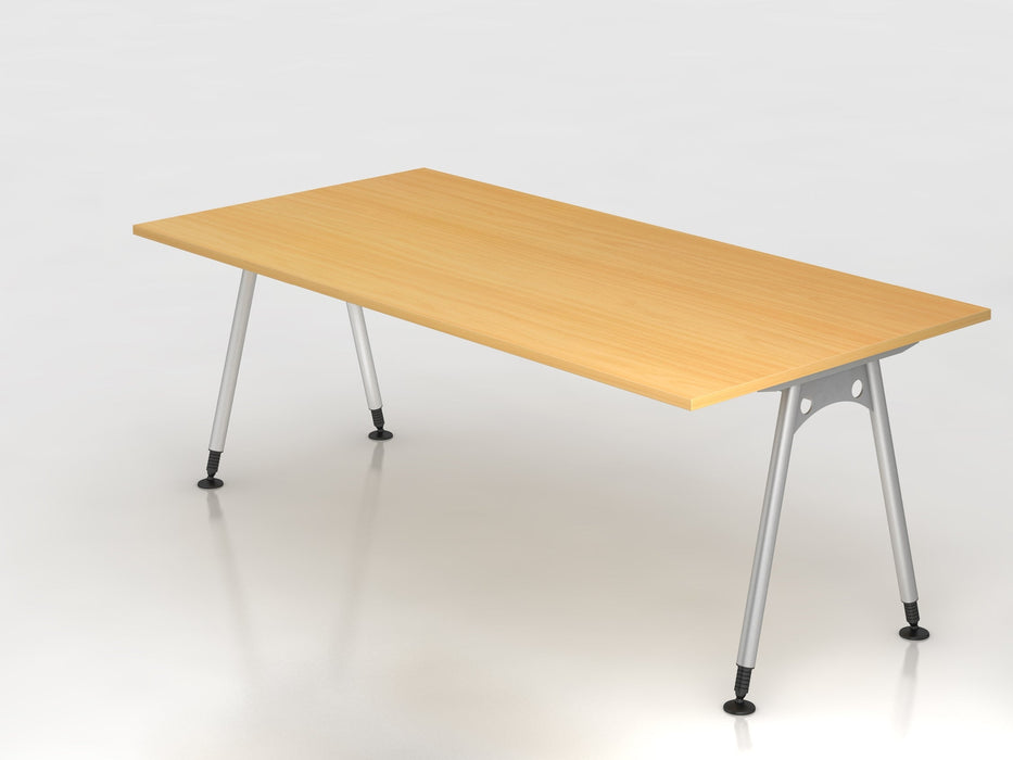 Hammerbacher | Schreibtisch A-Fuß 200x100cm Buche