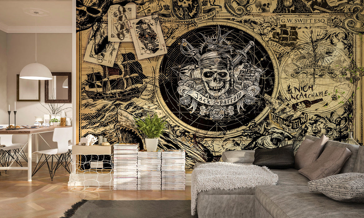 Digitaldruck Vlies Fototapete | Pirates of the Caribbean 5 | 400 x 250 cm