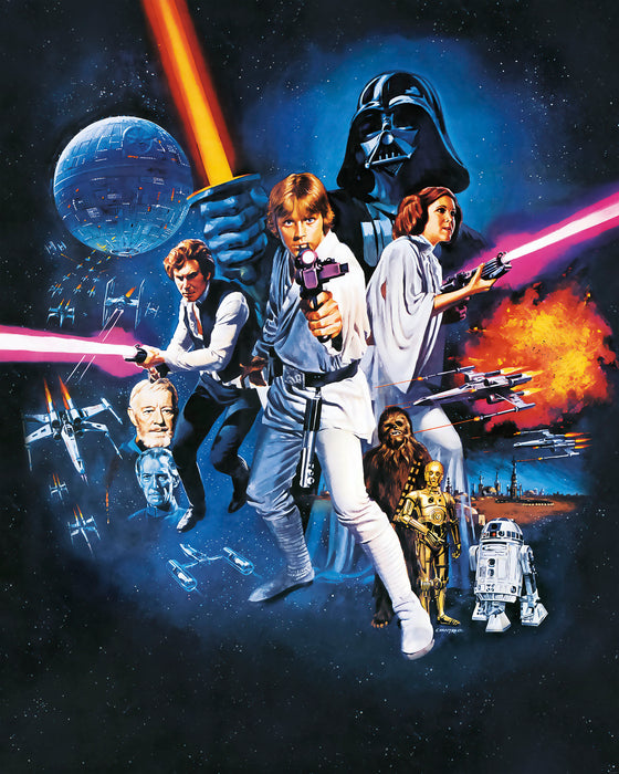 Digitaldruck Vlies Fototapete | Star Wars Poster Classic 1