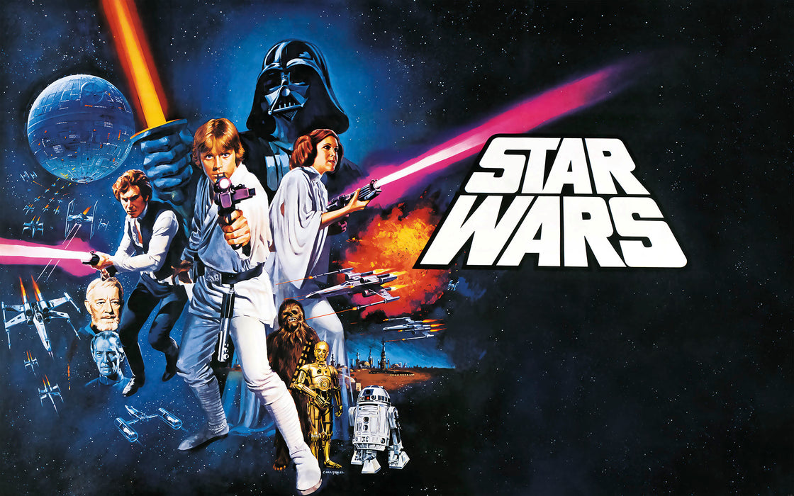 Digitaldruck Vlies Fototapete | Star Wars Poster Classic 1