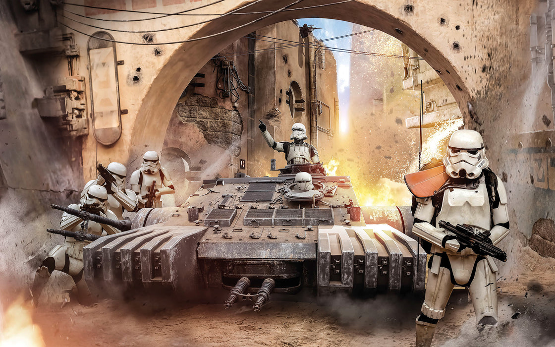 Digitaldruck Vlies Fototapete | Star Wars Tanktrooper | 400 x 250 cm