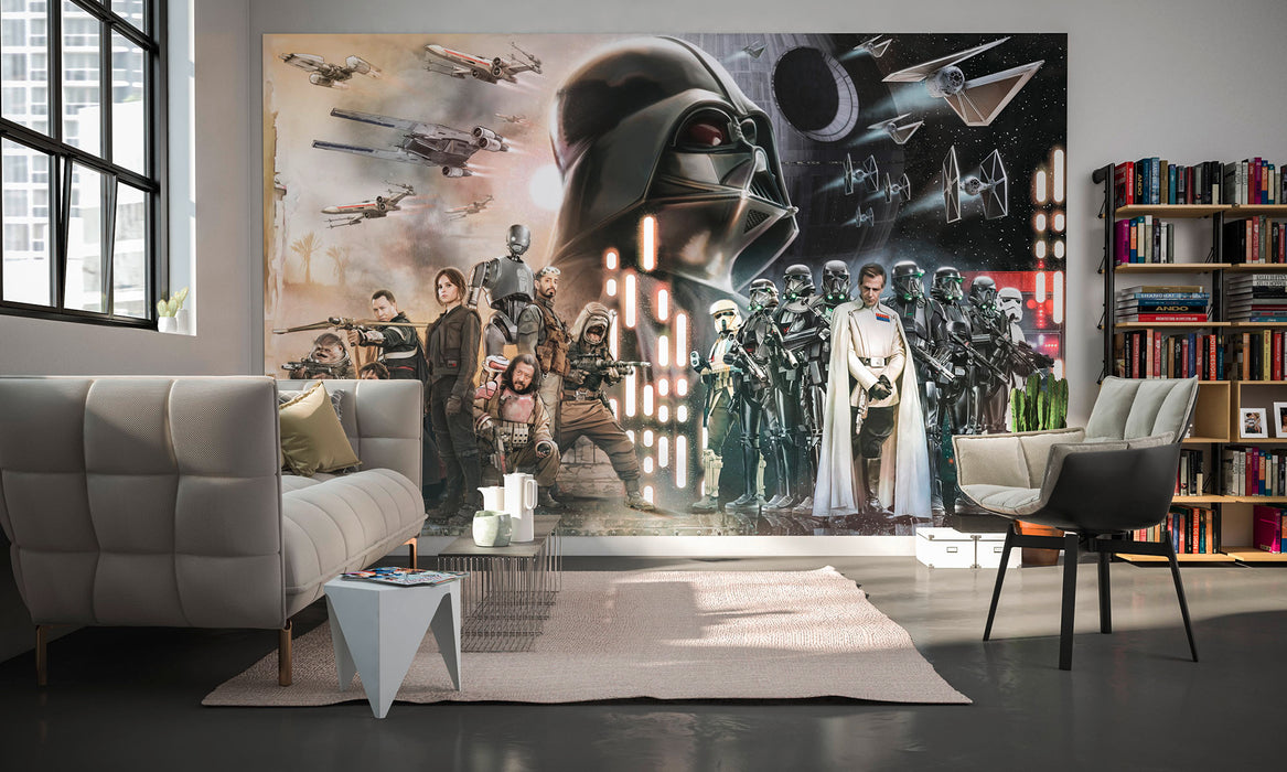 Digitaldruck Vlies Fototapete | Star Wars Collage | 400 x 250 cm