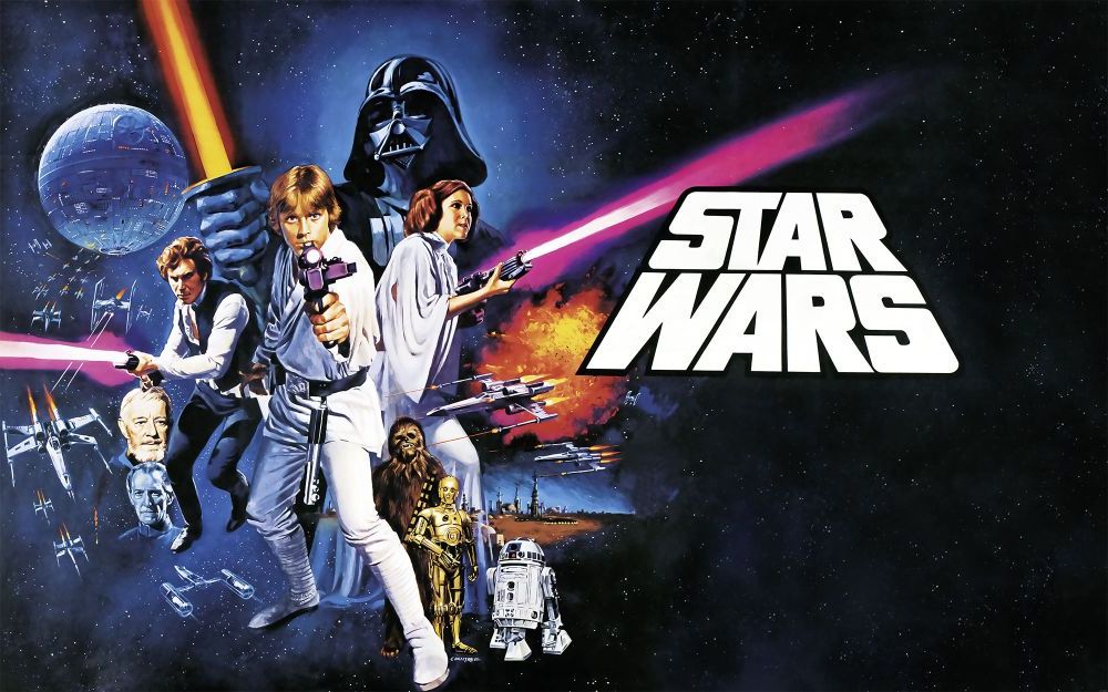 Komar | Vlies Fototapete | Star Wars Poster Classic 1