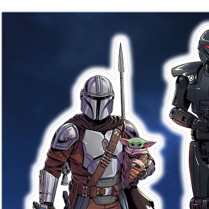 Wandtattoo | Mandalorian Iconic Figures  | Größe 100 x 70 cm