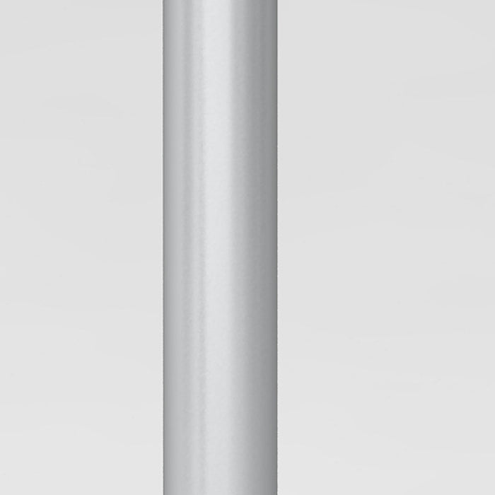 Hammerbacher | Stehtisch 80x80cm Weiß / Silber