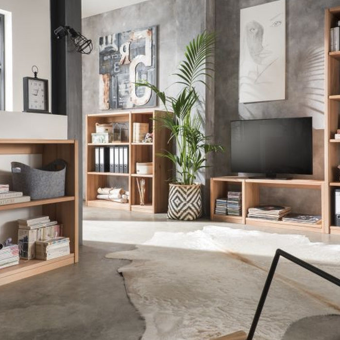 Gradel | Woodland | AK58 | Anbauregal | 77x194x35 | Kernbuche | natur