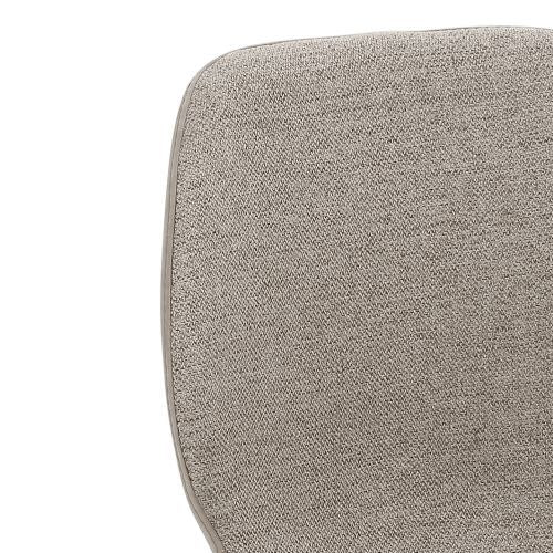 mayer | Tresenhocker mySOLO | Muschelgrau meliert Lichtgrau | Gestell Schwarz