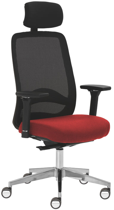 Drehstuhl 2228 | Gestell Aluminium poliert