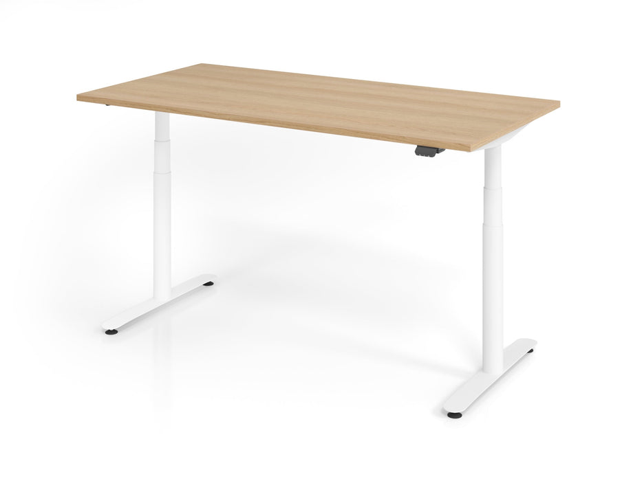 Hammerbacher | Sitz-Steh-Schreibtisch el.160x80cm Eiche