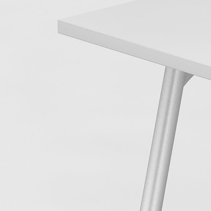 Hammerbacher | Schreibtisch A-Fuß 80x80 Weiß