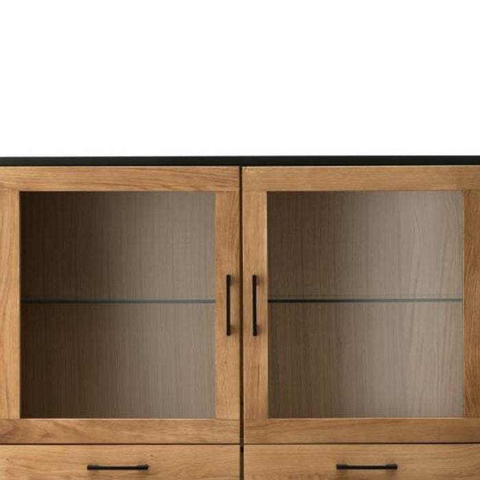 Gradel | Frame | 8263 | Highboard | 115x138x39 | Wildeiche natur
