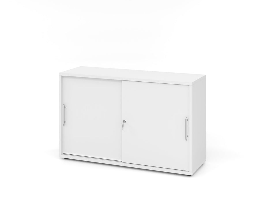 Hammerbacher | Schiebetürenschrank 2 OH RE Weiß / Weiß