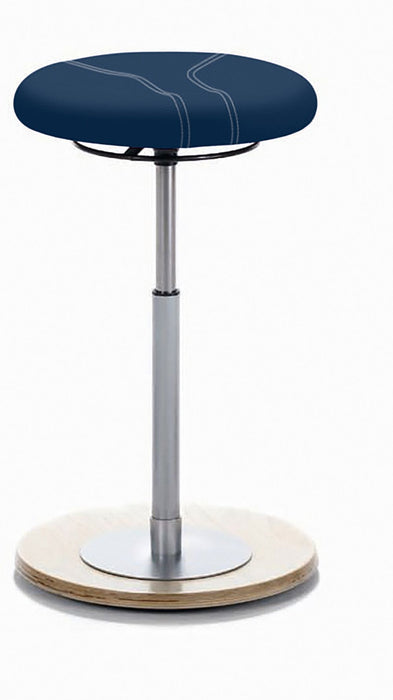 Pendelhocker mit Tellersitz rund 1110 | Gestell Buche