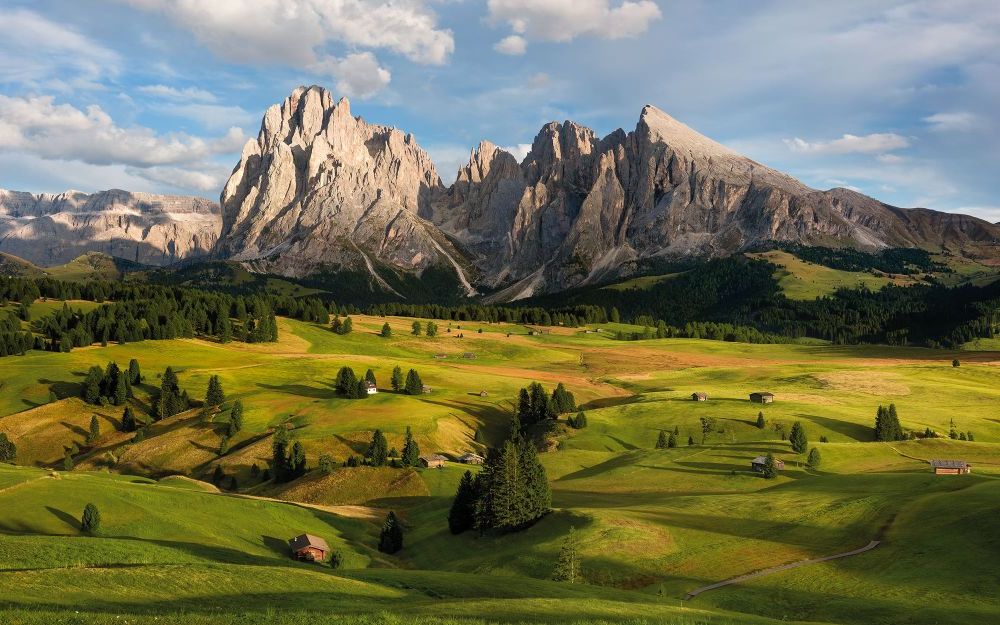 Komar | Vlies Fototapete | Alpen