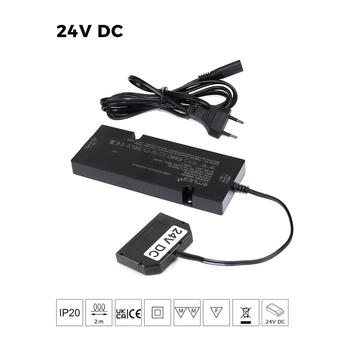 Stromtransformator LED-Lichter (24V DC), Leistung 30W, Stahl Aluminium