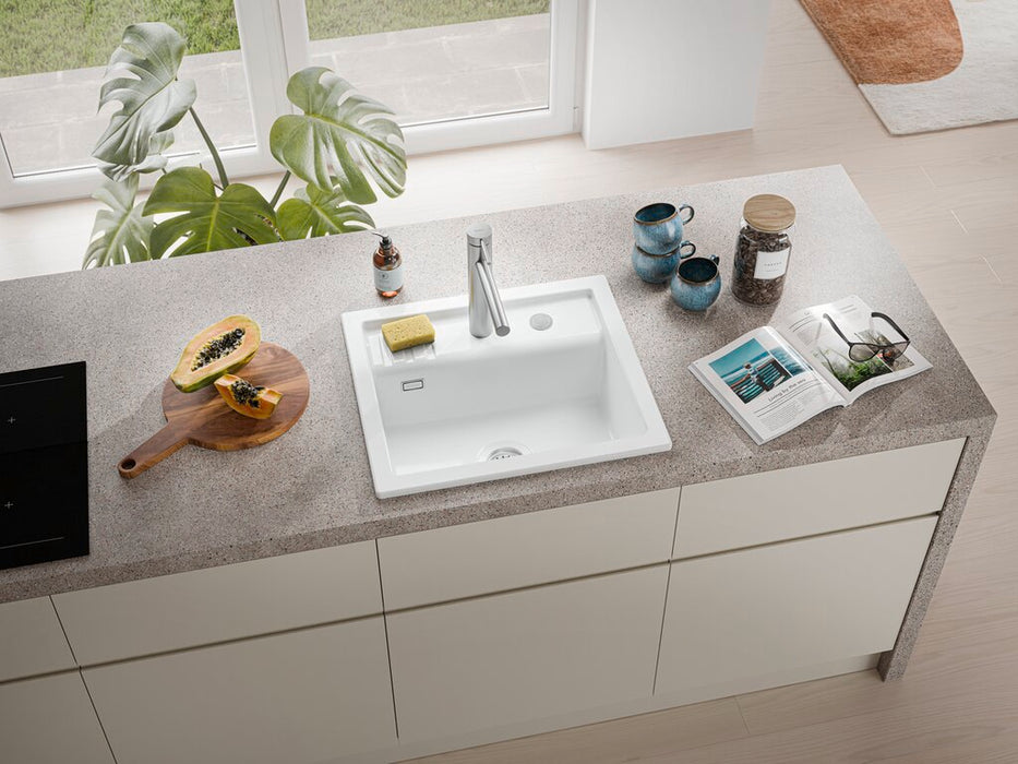 Naber Silqua E, Spüle, weiß glänzend