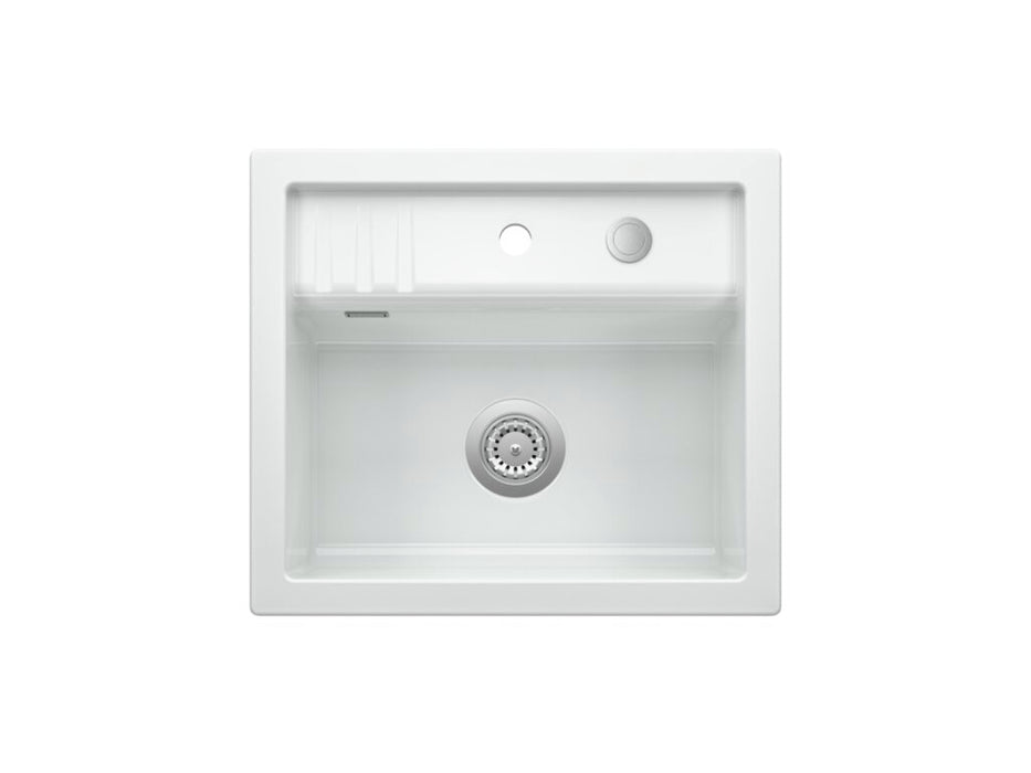 Naber Silqua F, Spüle, weiß glänzend