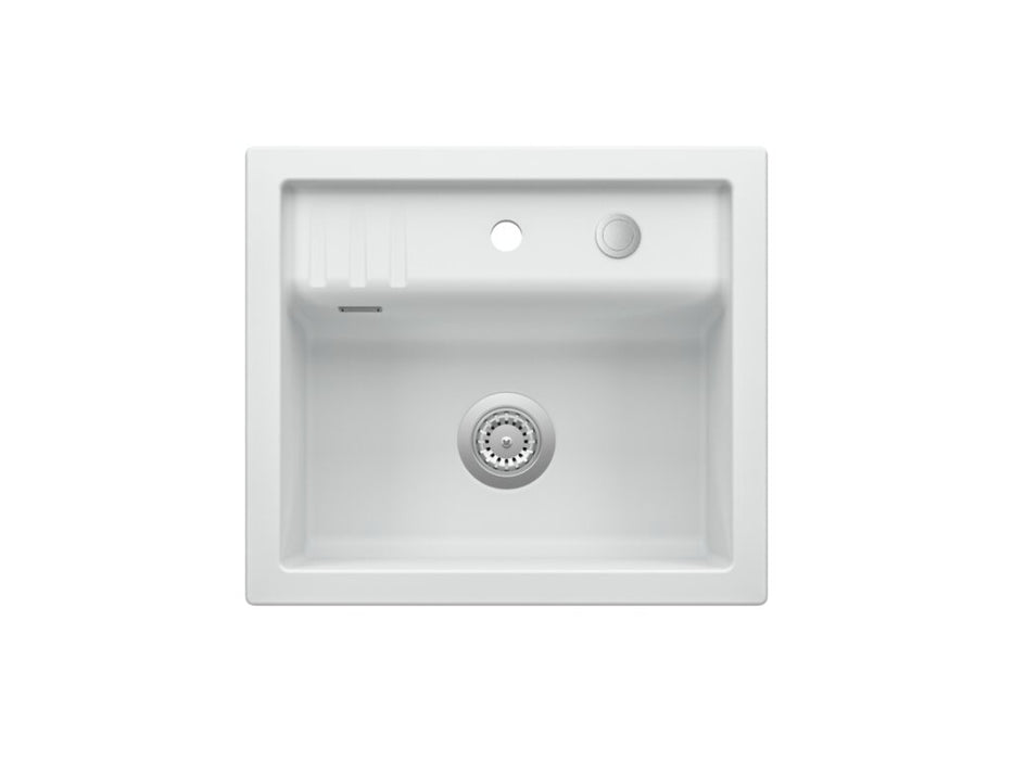Naber Silqua E, Spüle, weiß matt