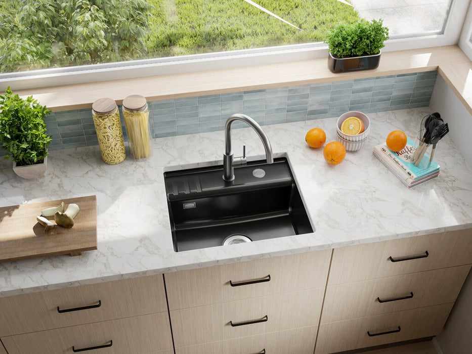 Naber Silqua U, Spüle, nero