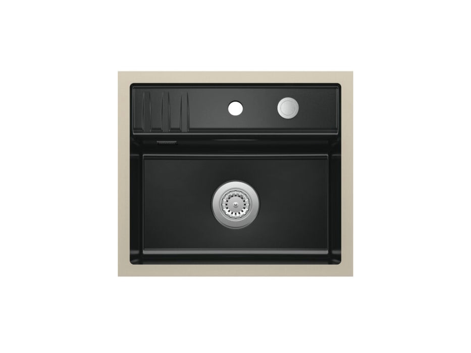 Naber Silqua U, Spüle, nero
