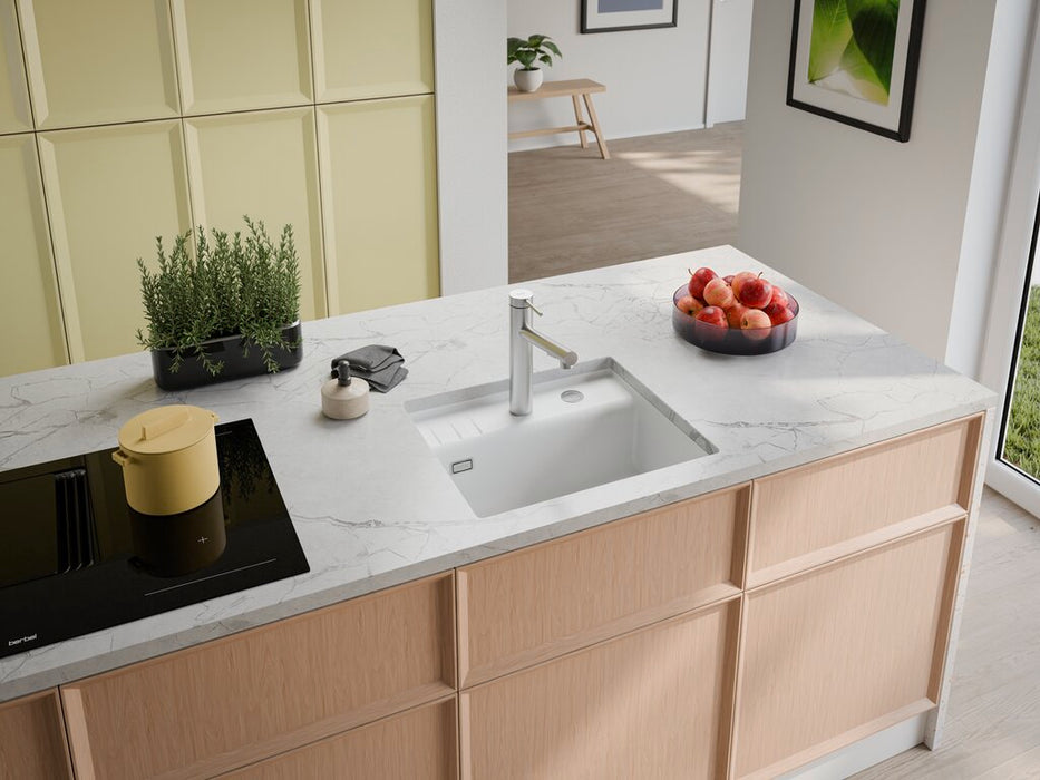 Naber Silqua U, Spüle, weiß matt