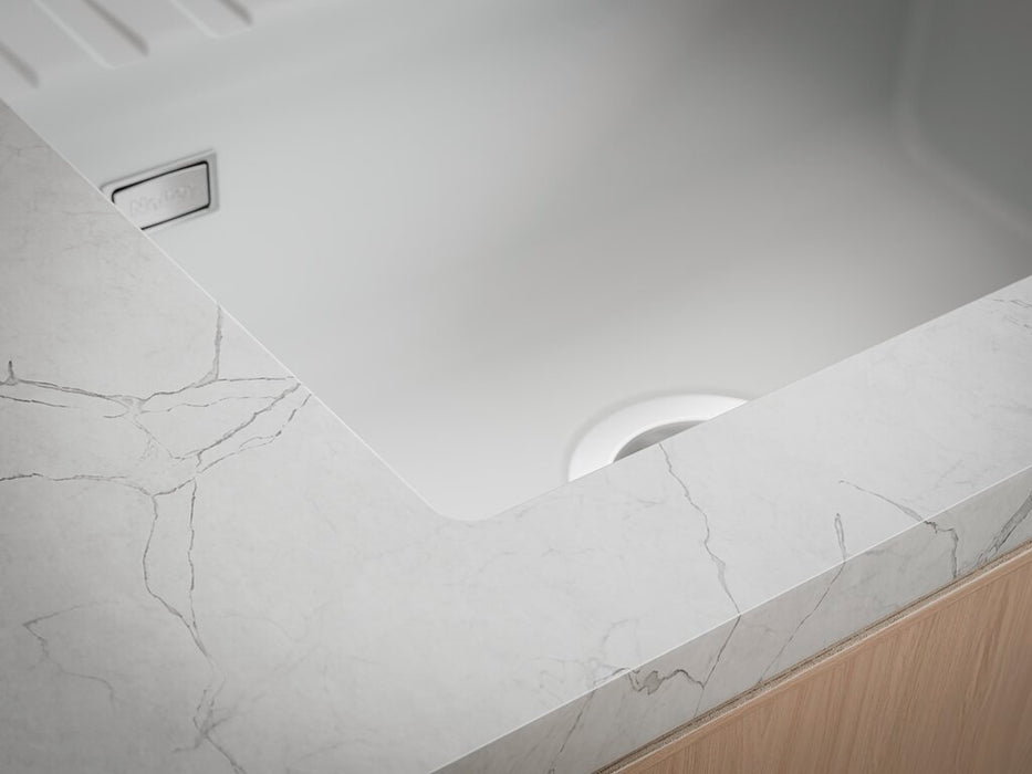 Naber Silqua U, Spüle, weiß matt