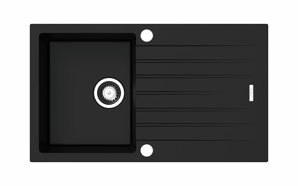 Naber Angola 100, Spüle, granit nero assoluto