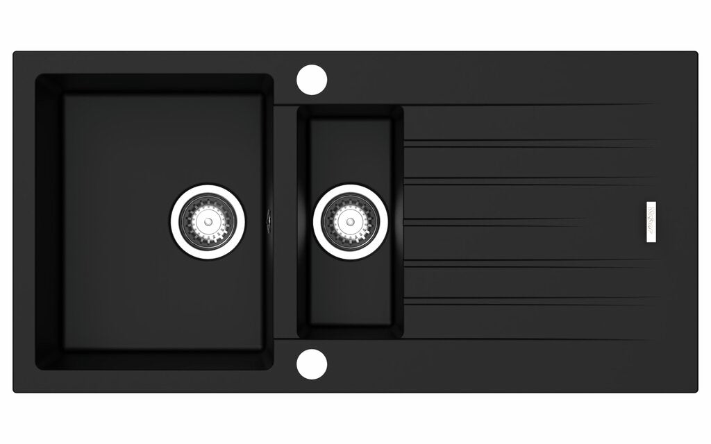 Naber Angola 150, Spüle, granit nero assoluto