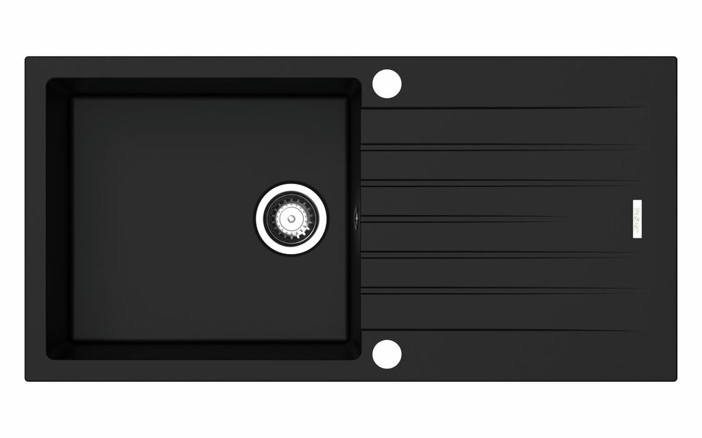 Naber Angola 100 L, Spüle, granit nero assoluto
