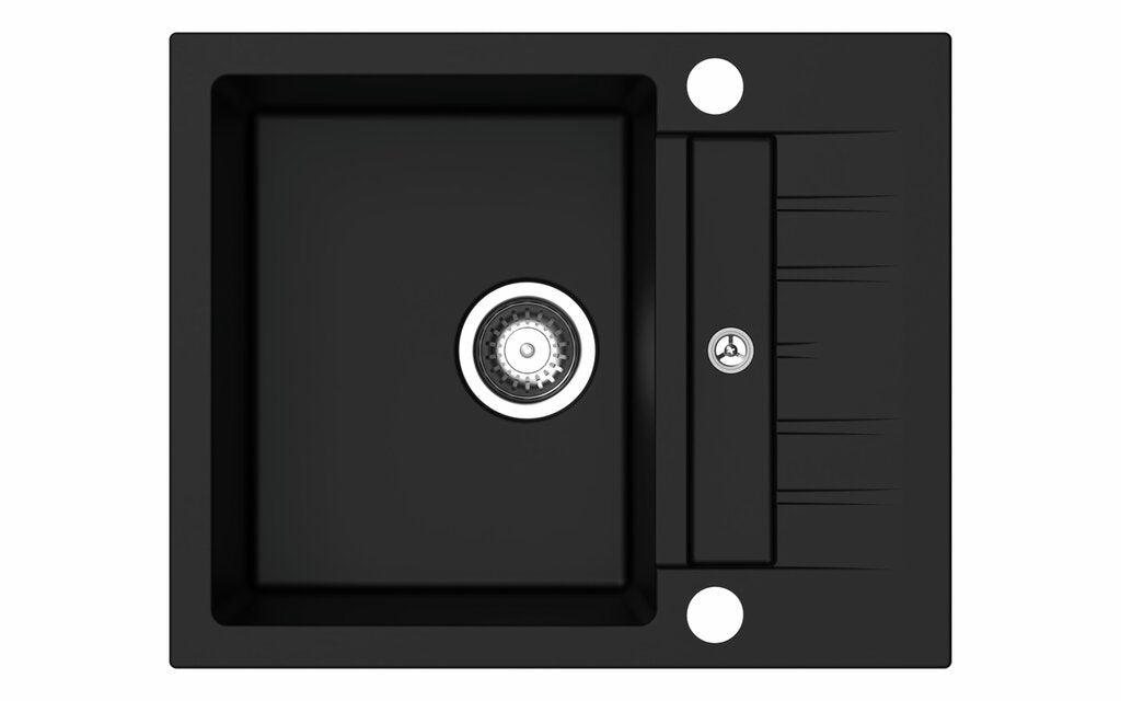 Naber Corto 615, Spüle, granit nero assoluto