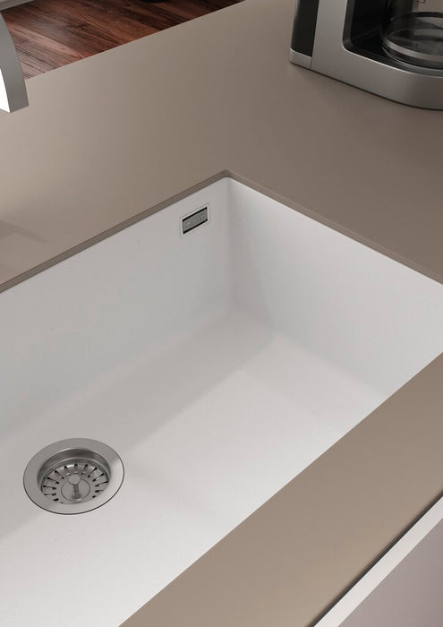 Naber Fiola 540, Spüle, granit bianco howlite