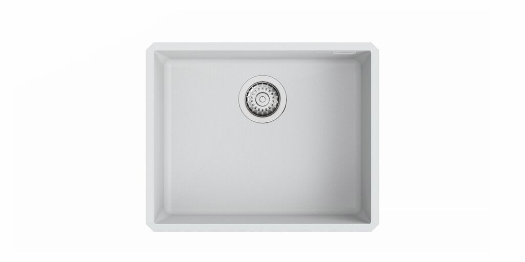 Naber Fiola 540, Spüle, granit bianco howlite