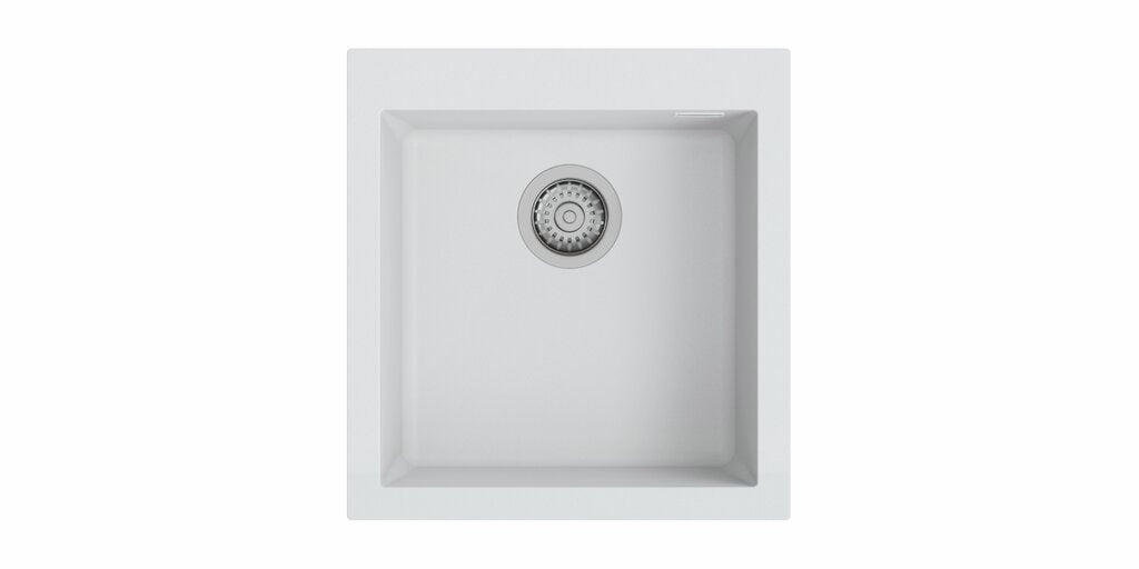 Naber Vellano 470, Spüle, granit bianco howlite