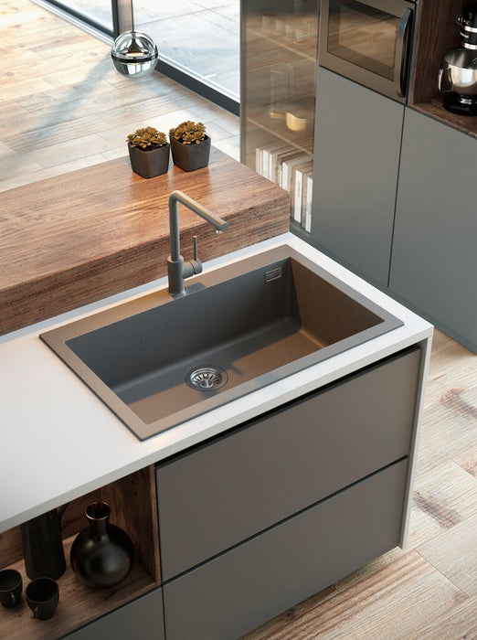 Naber Vellano 570, Spüle, granit terra di agata