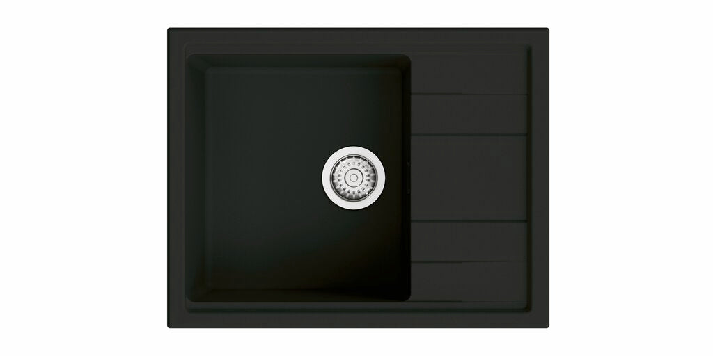Naber Fontea 650, Spüle, granit nero ossidiana