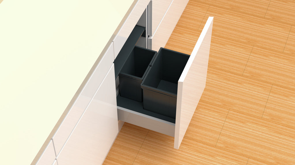 Wesco | Pullboy Versa 265 K/500-2, Abfallsammelsystem, oriongrau, H 265 mm