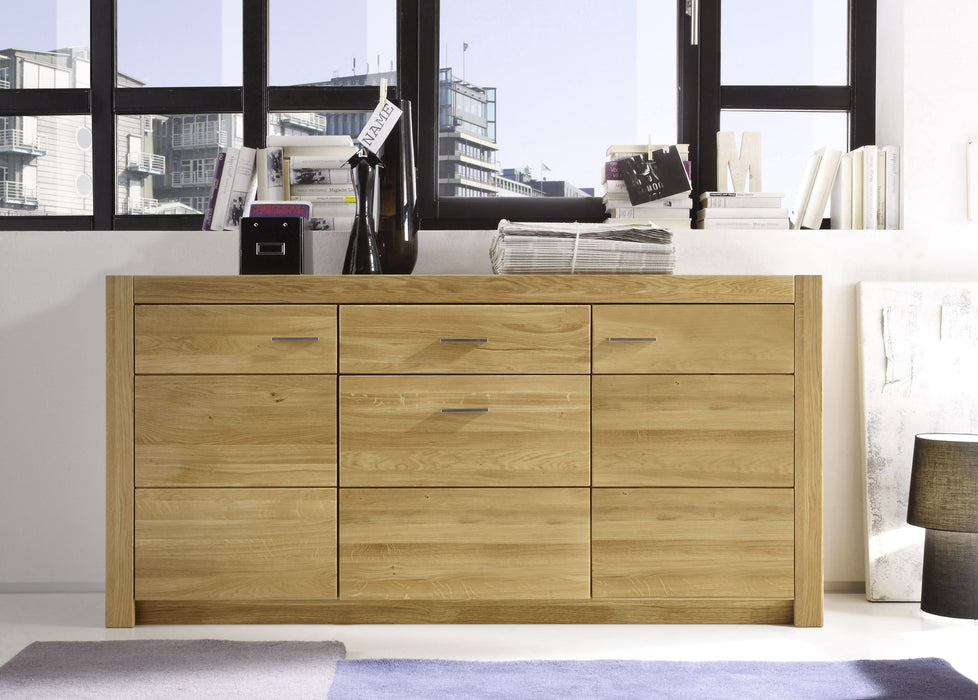 Hometrend | Hartford 84-01 Sideboard | Asteiche massiv geölt / Wild Eiche
