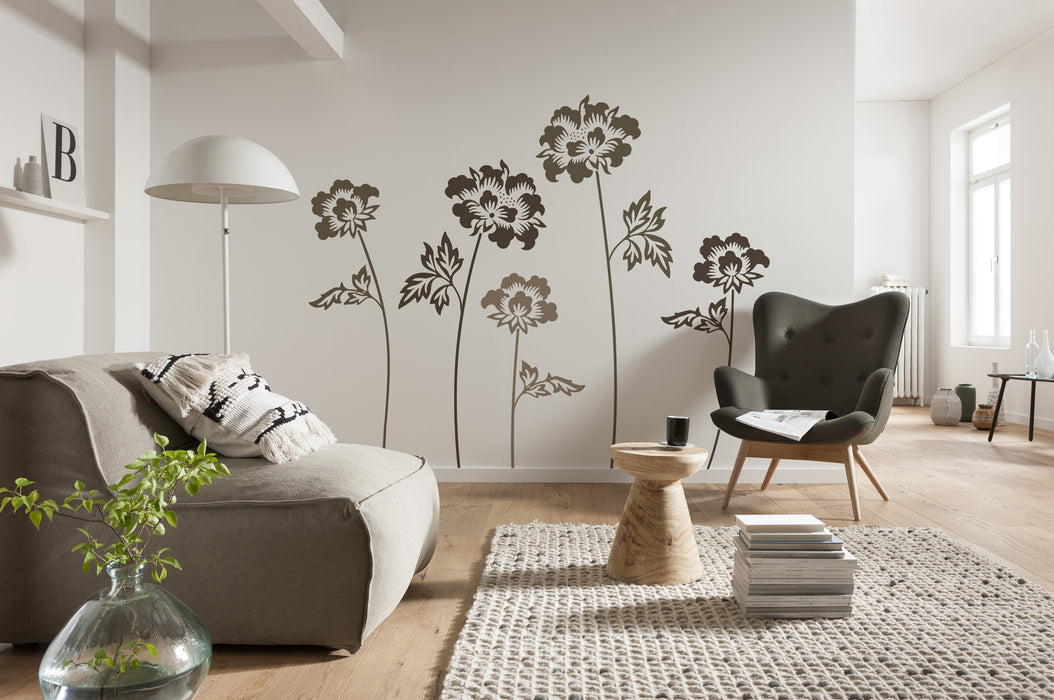 Selbstklebende Vlies Fototapete / Wandtattoo | Flower | 120 x 180 cm