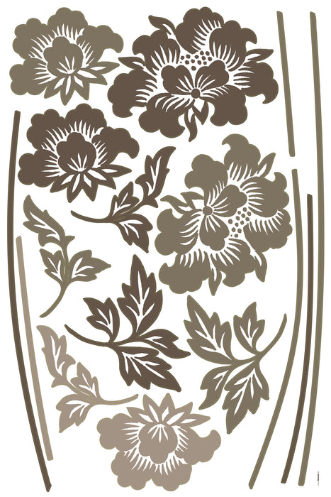 Selbstklebende Vlies Fototapete / Wandtattoo | Flower | 120 x 180 cm