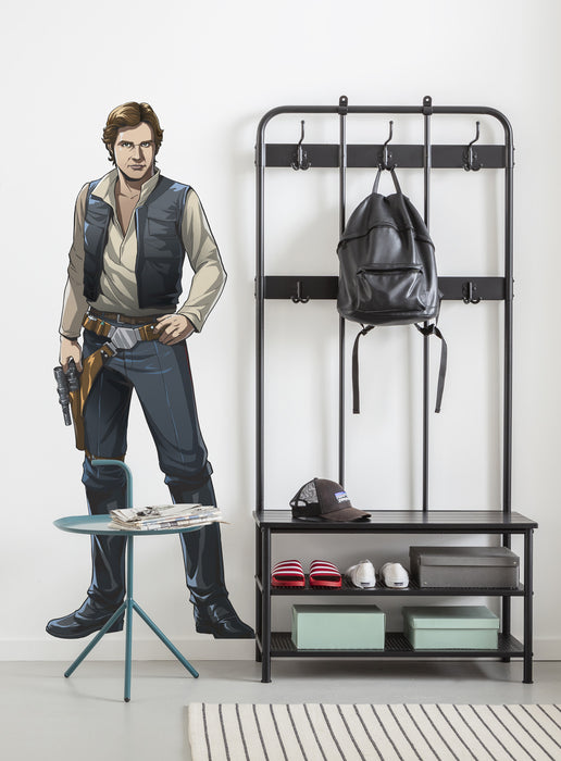 Selbstklebende Vlies Fototapete / Wandtattoo | Star Wars XXL Han Solo | 127 x 196 cm