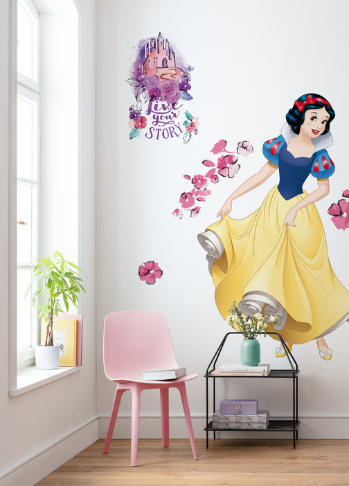 Selbstklebende Vlies Fototapete / Wandtattoo | Snowwhite XXL | 127 x 200 cm