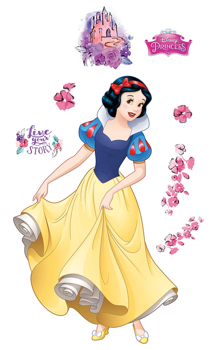 Selbstklebende Vlies Fototapete / Wandtattoo | Snowwhite XXL | 127 x 200 cm