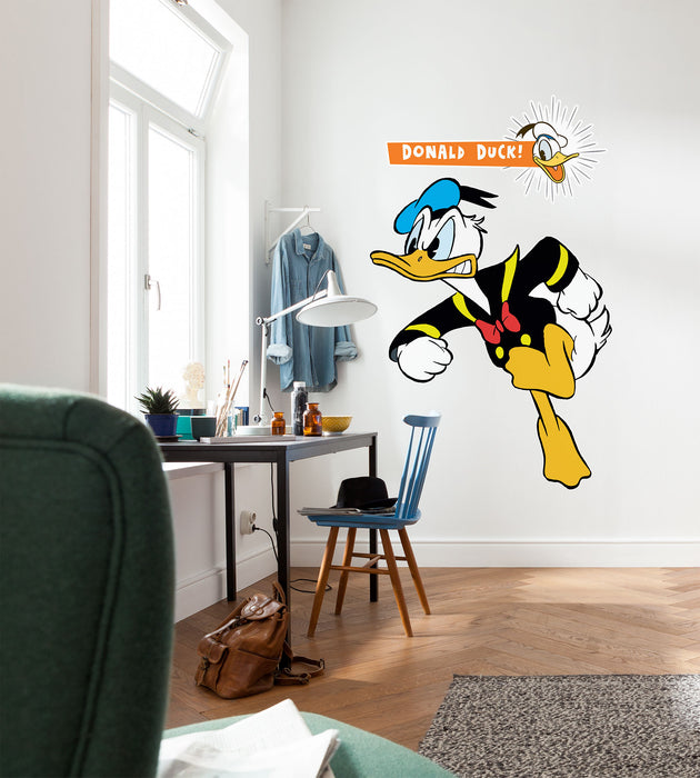 Selbstklebende Vlies Fototapete / Wandtattoo | Donald angry XXL | 127 x 200 cm
