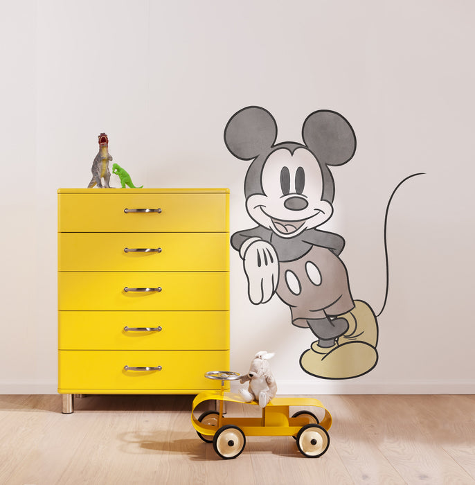 Selbstklebende Vlies Fototapete / Wandtattoo | Mickey Essential | 100 x 127 cm