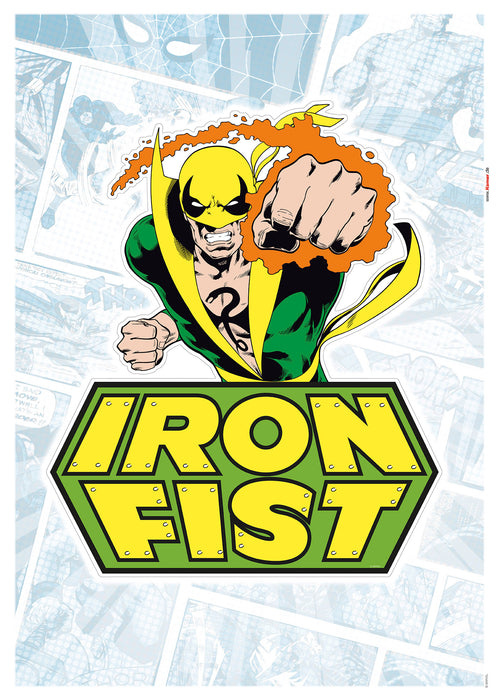 Wandtattoo | Iron Fist Comic | 50 x 70 cm