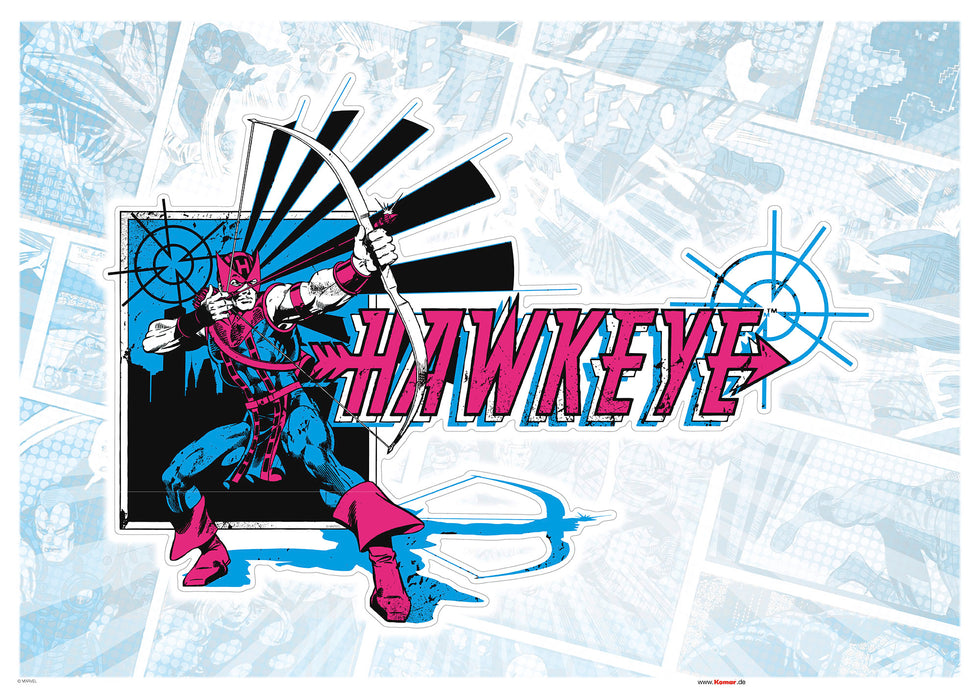Wandtattoo | Hawkeye Comic Classic | 50 x 70 cm